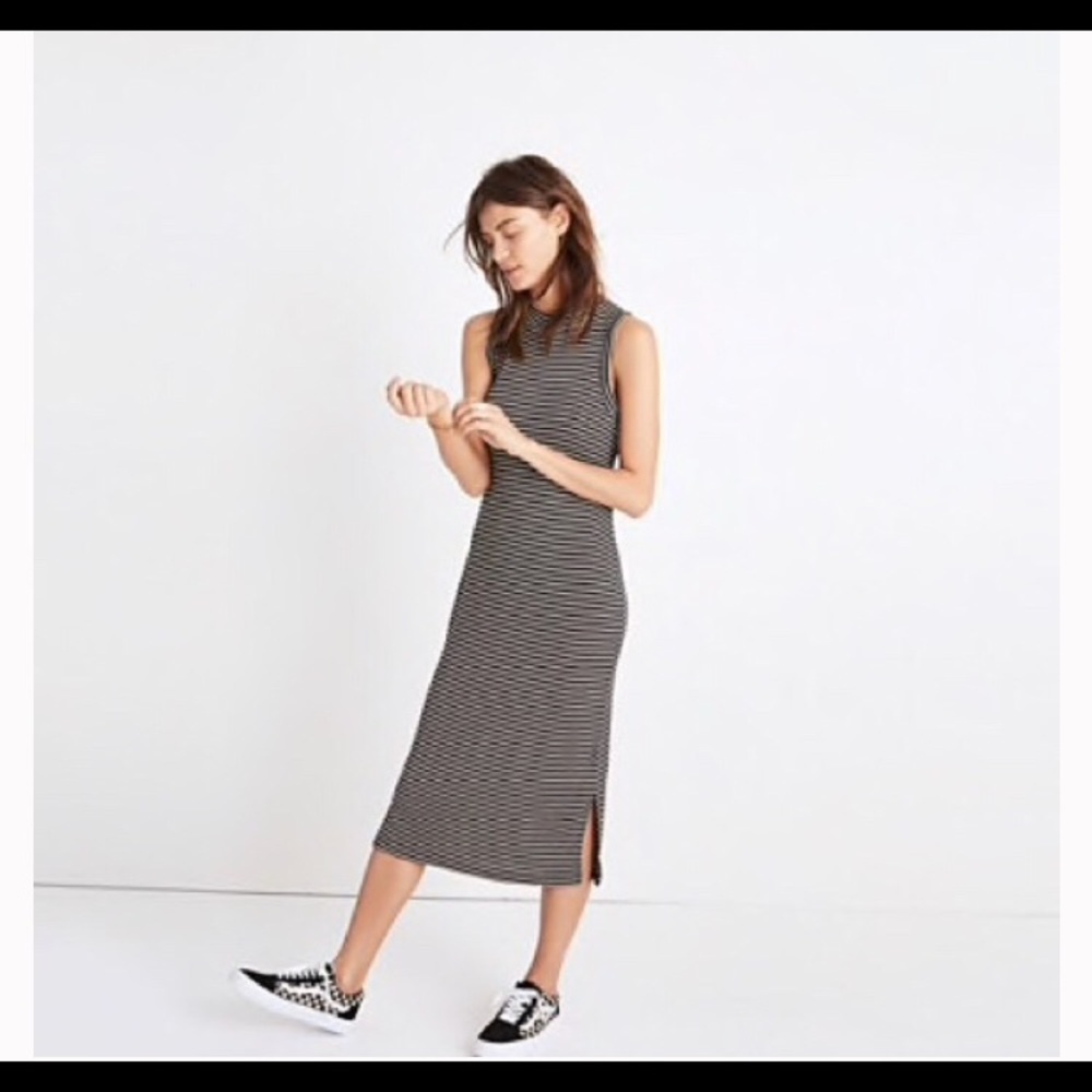Madewell Mockneck Midi Dress